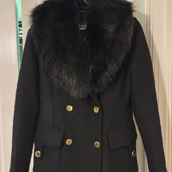 Guess peacoat with fur - Picture 5 of 15